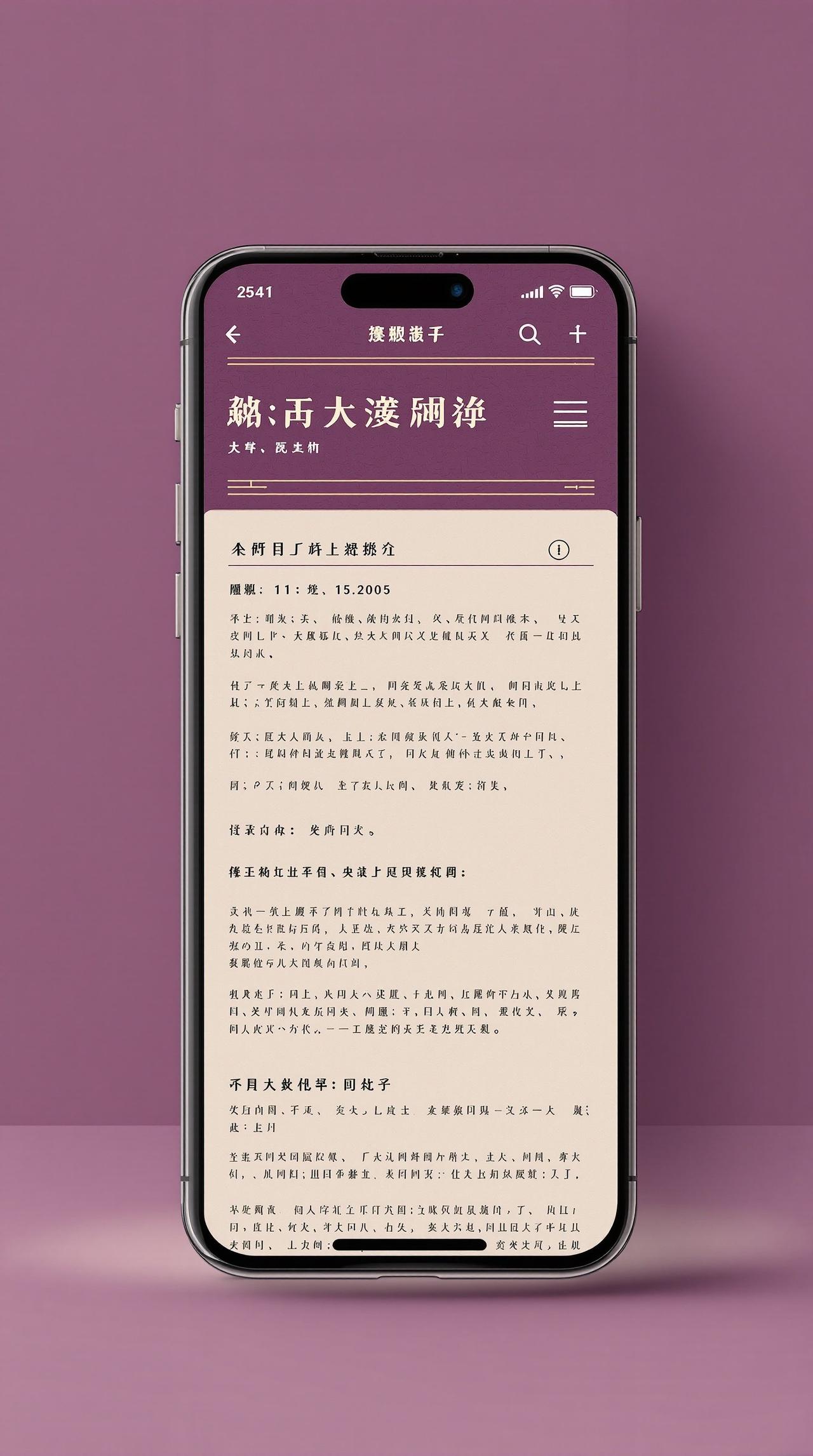 欧乐影视APP阅读界面