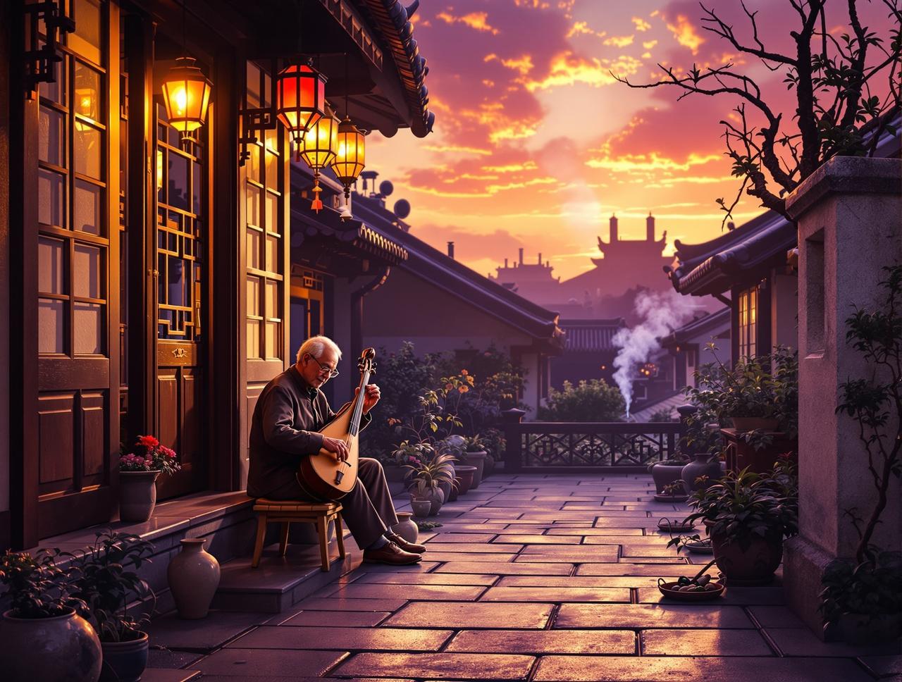 爷爷的二胡声